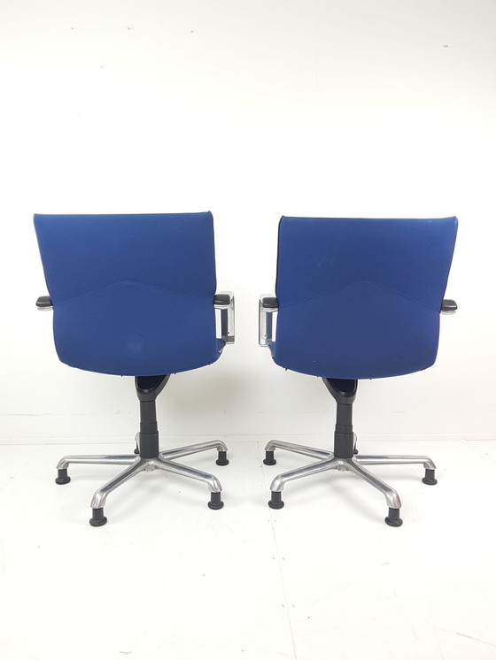 Image 1 of 2 Artifort Desk Chairs | Blue Desk Chair