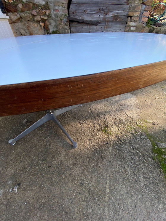 Image 1 of Charles & Ray Eames Round Alu Group Table, Herman Miller