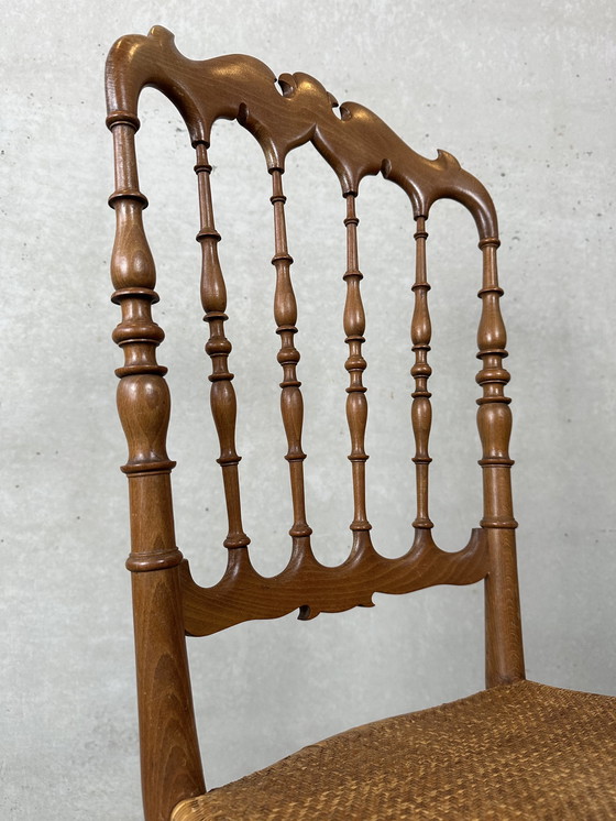 Image 1 of 2x chaises Chiavari originales vintage - bois
