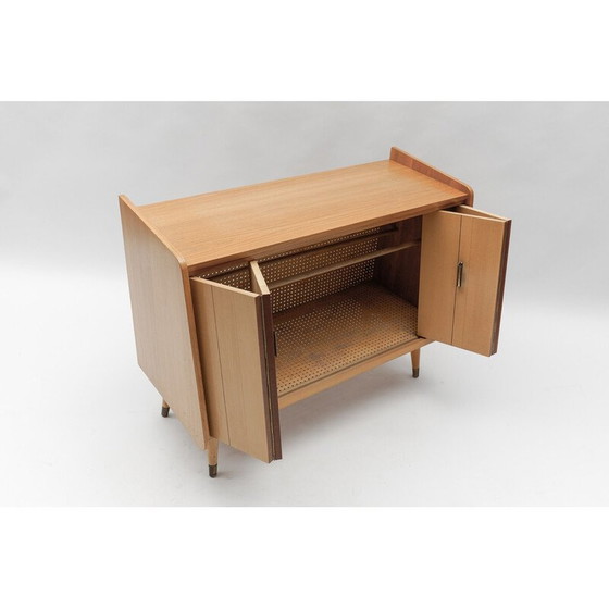 Image 1 of Vintage shoe cabinet with sliding door, Germany 1950