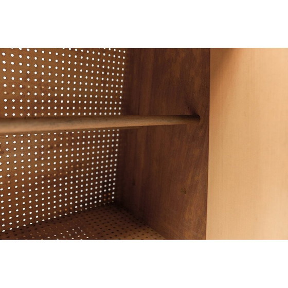 Image 1 of Vintage shoe cabinet with sliding door, Germany 1950