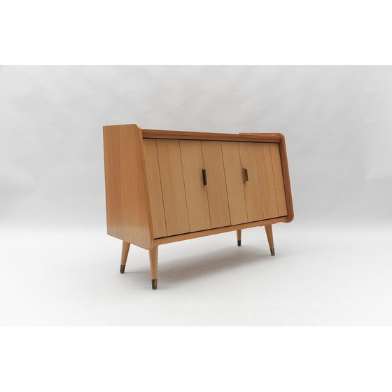 Image 1 of Vintage shoe cabinet with sliding door, Germany 1950