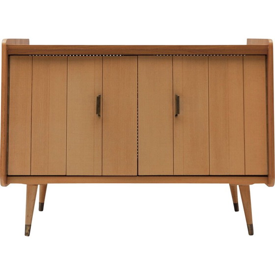 Image 1 of Vintage shoe cabinet with sliding door, Germany 1950