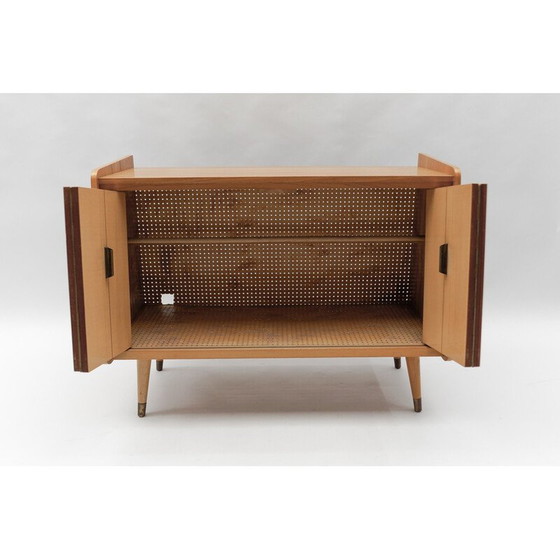 Image 1 of Vintage shoe cabinet with sliding door, Germany 1950