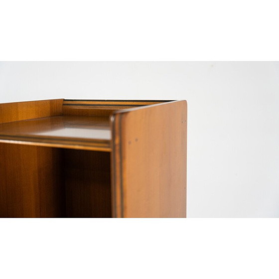 Image 1 of Vintage Artona shelf in wood and leather by Afra and Tobia Scarpa for Maxalto, 1970