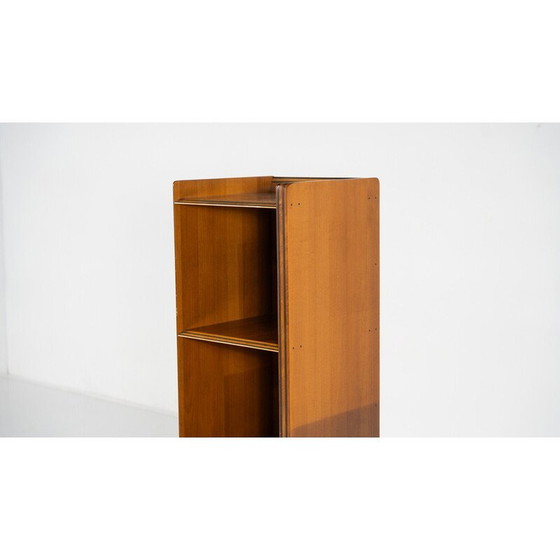 Image 1 of Vintage Artona shelf in wood and leather by Afra and Tobia Scarpa for Maxalto, 1970