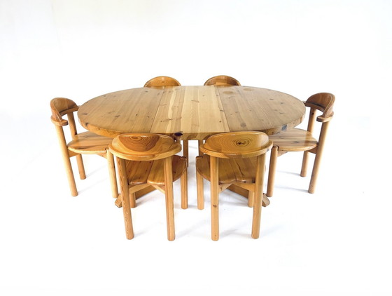 Image 1 of Pinewood Danish Dining Room Set '60