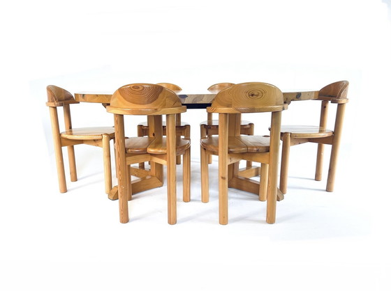 Image 1 of Pinewood Danish Dining Room Set '60