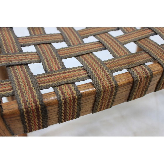 Image 1 of Sgabello vintage in rovere, Cecoslovacchia 1960