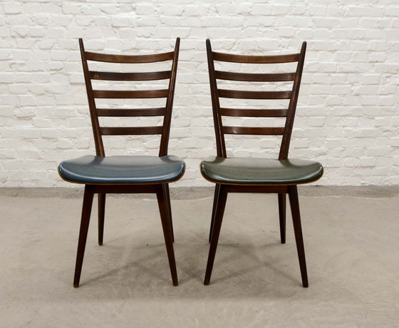 Image 1 of 4x vintage dining room chairs