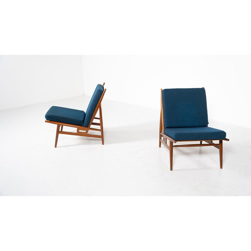 Pair of vintage armchairs for Isa, Italy 1960