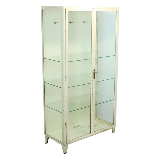 Image 1 of Old Apothecary Cabinet Display Case