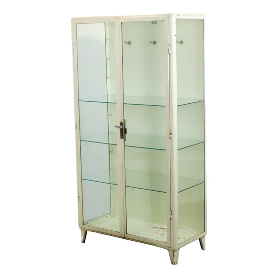 Image 1 of Old Apothecary Cabinet Display Case