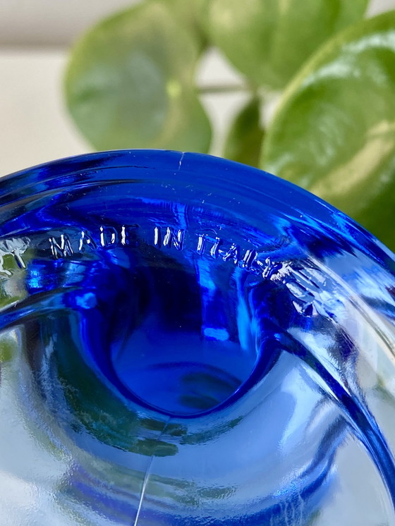 Image 1 of 2x Vintage Bormioli Rocco Jerba Dessert Bowls - Cobalt Blue Glass