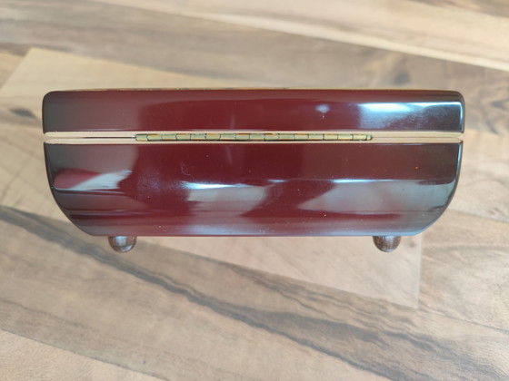 Image 1 of Carillon in legno verniciato, ballerina originale Deichert, melodia: Träumerei