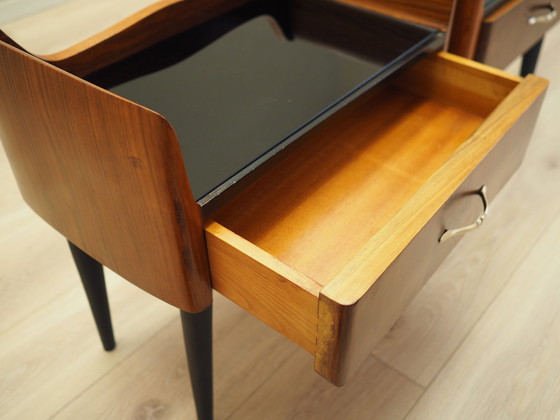 Image 1 of Set Of Walnut Bedside Cabinets, Italian Design, 1960S, Production: Italy