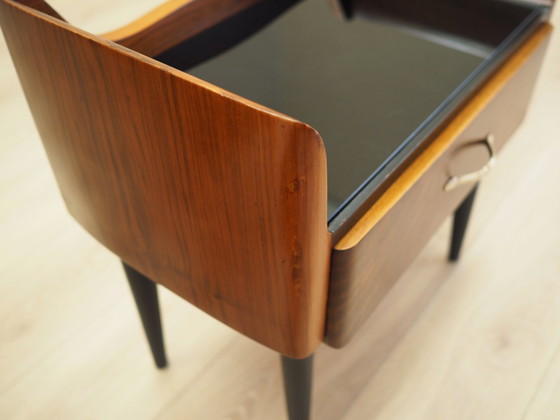 Image 1 of Set Of Walnut Bedside Cabinets, Italian Design, 1960S, Production: Italy