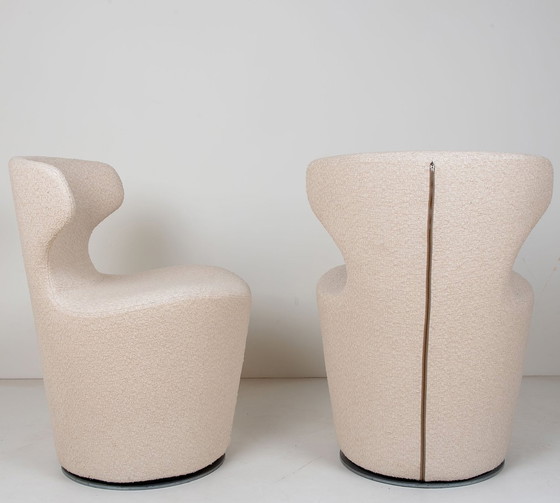 Image 1 of 1 Of 4 Piccola Papilio Armchairs From B&B Italia, Reupholstered