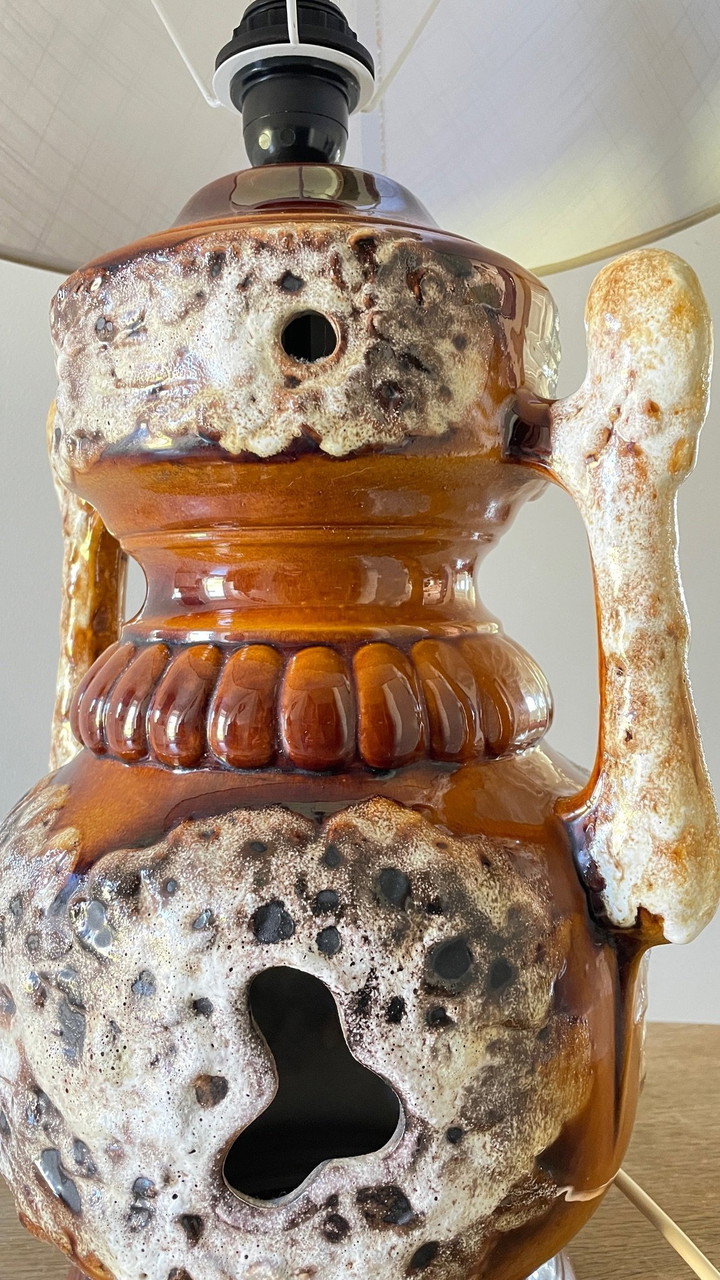 Ceramic Fat Lava Double Lamp 70's France | €260 | Whoppah