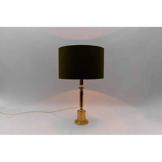 Image 1 of Vintage golden table lamp base, Germany 1960