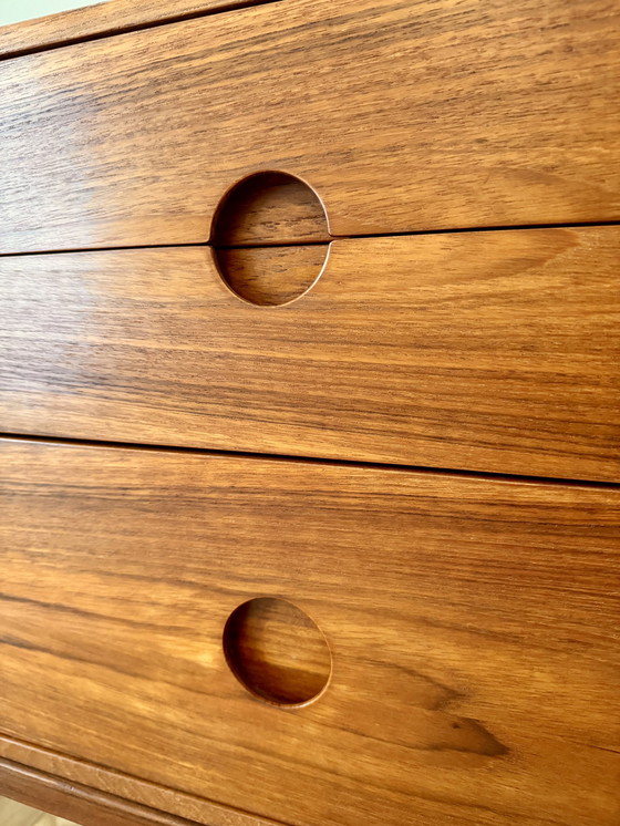 Image 1 of Kai Kristiansen For Aksel Kjersgaard Teak chest of drawers no. 386