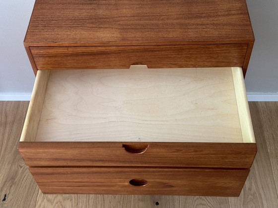 Image 1 of Kai Kristiansen For Aksel Kjersgaard Teak chest of drawers no. 386