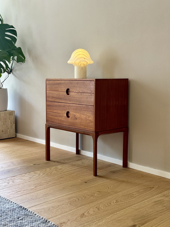 Image 1 of Kai Kristiansen For Aksel Kjersgaard Teak chest of drawers no. 386