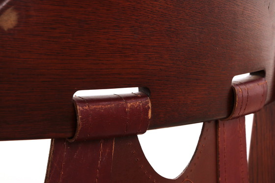 Image 1 of Spanish Chair: Rustic Design with Saddle Leather set of 4