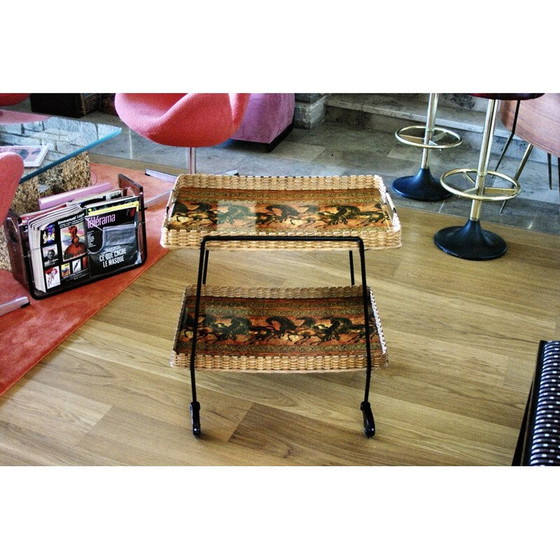 Image 1 of Vintage rolling bar trolley, 1960