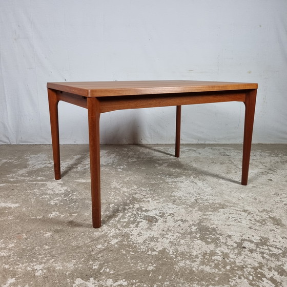 Image 1 of Henning Kjaernulf, Vejle, Vintage Danish dining table teak 60's