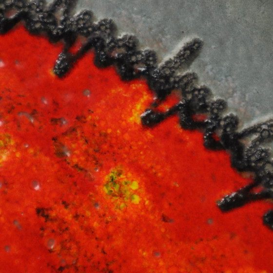 Image 1 of Huge Orange Fat Lava Bowl