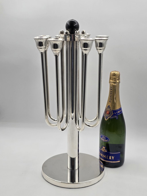 Art Deco 8-Arm Candelabra, Large Model