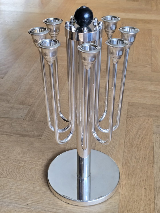 Image 1 of Art Deco 8-Arm Candelabra, Large Model