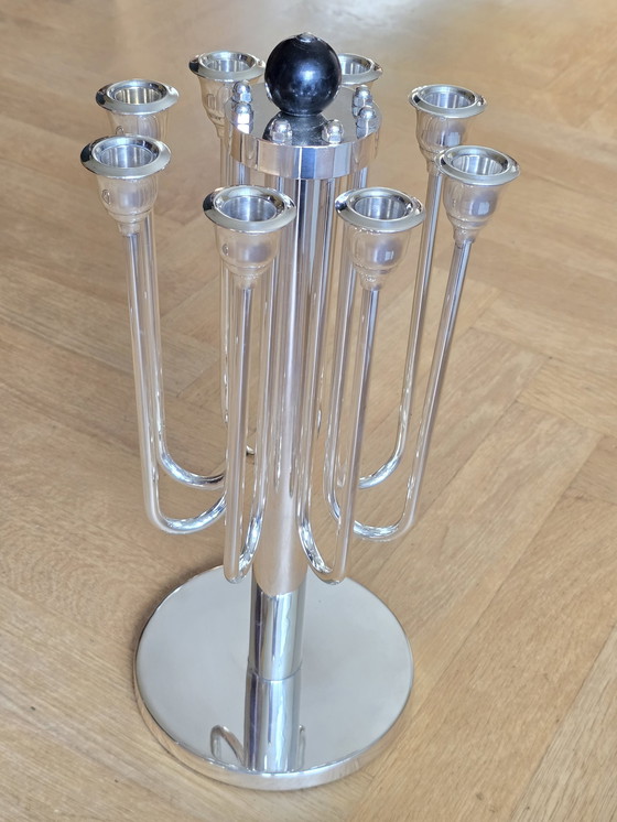 Image 1 of Art Deco 8-Arm Candelabra, Large Model