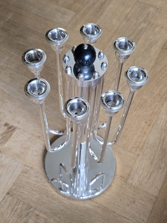 Image 1 of Art Deco 8-Arm Candelabra, Large Model