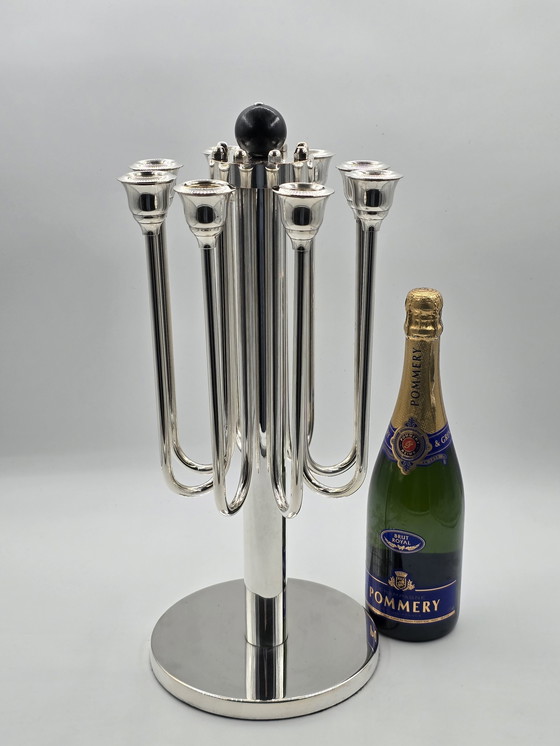 Image 1 of Art Deco 8-Arm Candelabra, Large Model