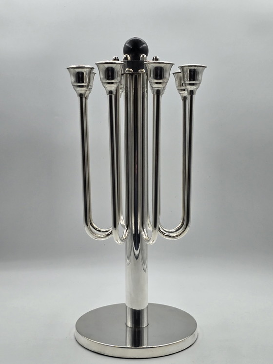 Image 1 of Art Deco 8-Arm Candelabra, Large Model