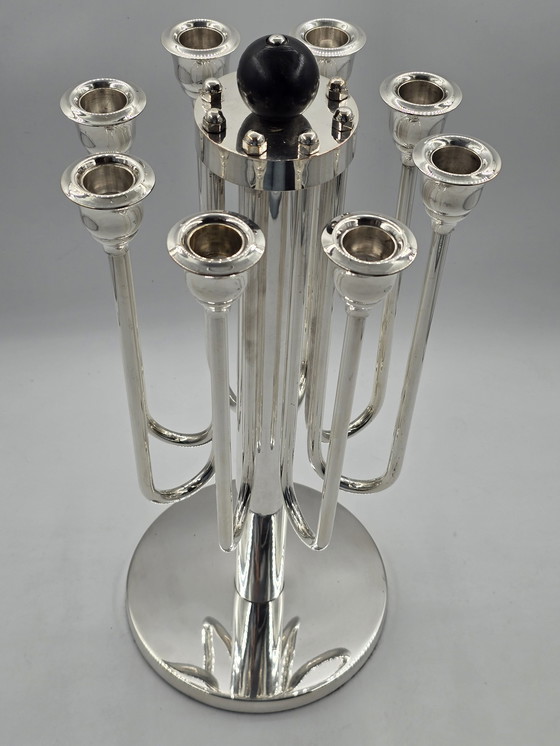 Image 1 of Art Deco 8-Arm Candelabra, Large Model