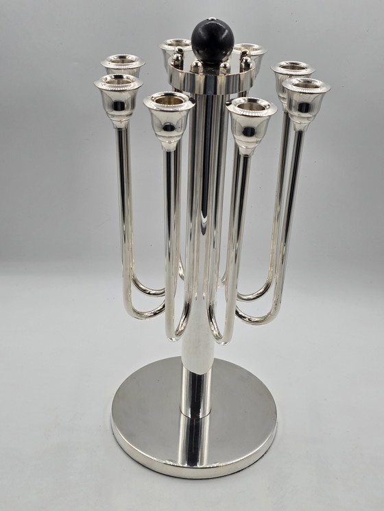 Image 1 of Art Deco 8-Arm Candelabra, Large Model