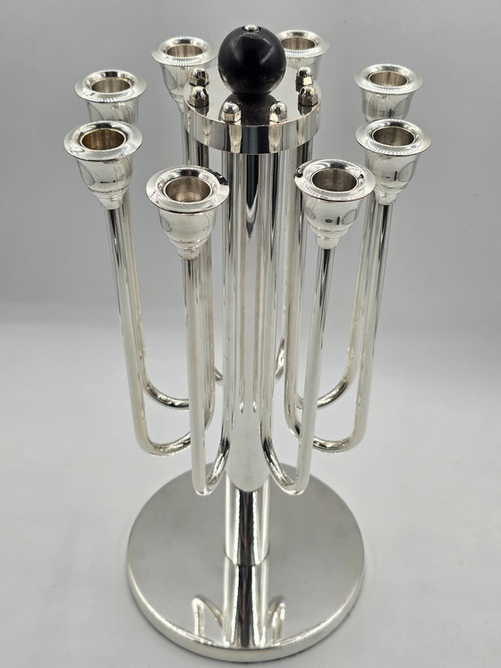 Image 1 of Art Deco 8-Arm Candelabra, Large Model