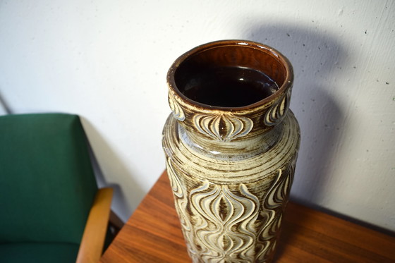 Image 1 of Vintage Ceramic Vase By Scheurich 1960 West Germany
