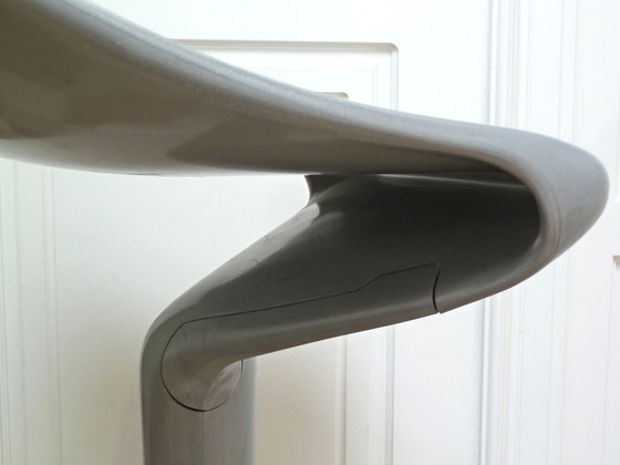 Image 1 of Kartell Spoon stool silver gray Antonio Citterio