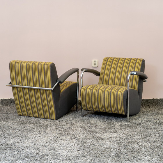 Image 1 of 2x Leolux Scylla armchair