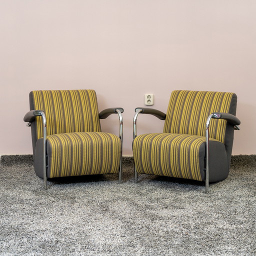 2x Leolux Scylla armchair