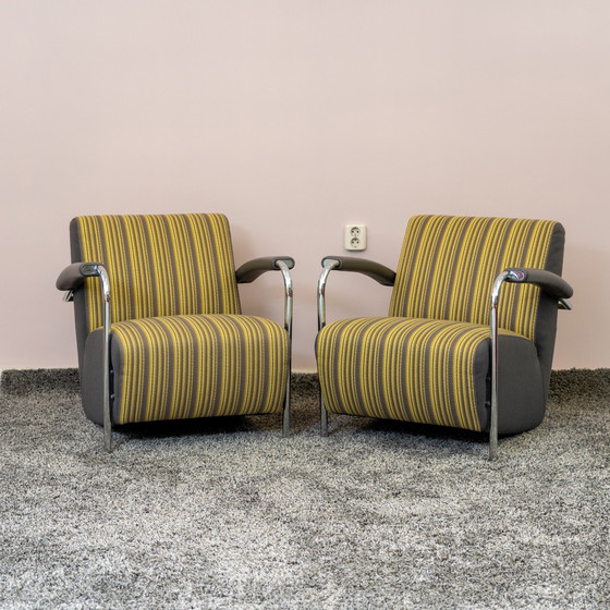 Image 1 of 2x Leolux Scylla armchair