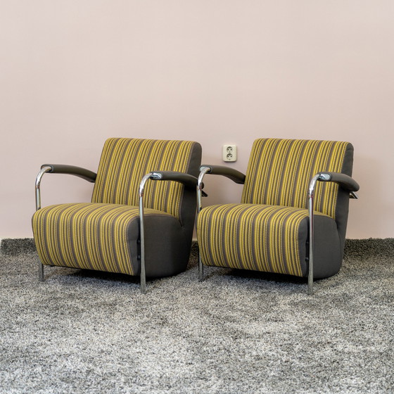 Image 1 of 2x Leolux Scylla armchair