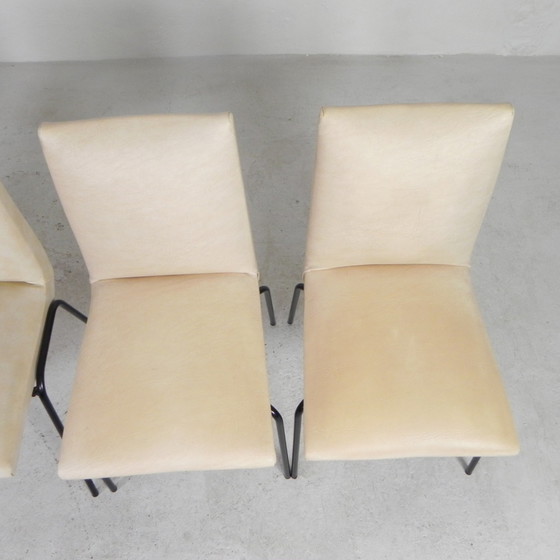 Image 1 of Set Of 4 Meurop Chairs By Pierre Guariche, 1950s