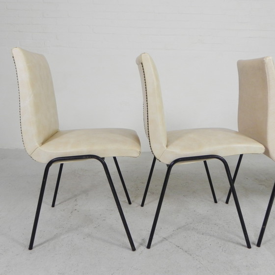 Image 1 of Set Of 4 Meurop Chairs By Pierre Guariche, 1950s