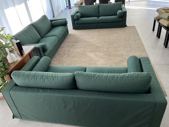 Image 1 of B&B Italia 2x2-seat sofa and 1x3-seat sofa Baisity