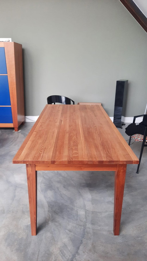 Solid cherry wood table